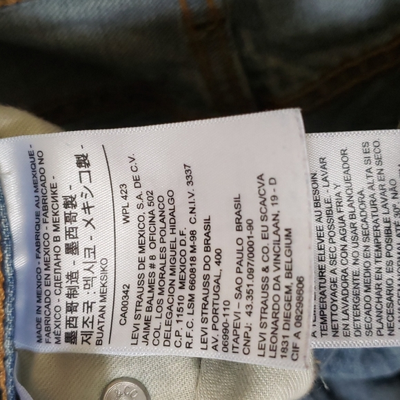 Levi's 511 Distressed Jeans W32 L34 - Picture 12 of 15